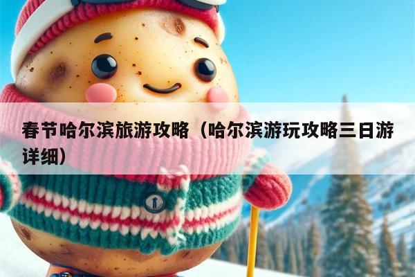 春节哈尔滨旅游攻略（哈尔滨游玩攻略三日游详细）