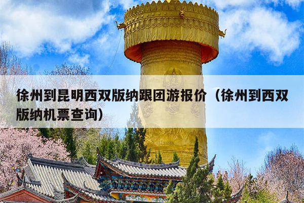 徐州到昆明西双版纳跟团游报价（徐州到西双版纳机票查询）