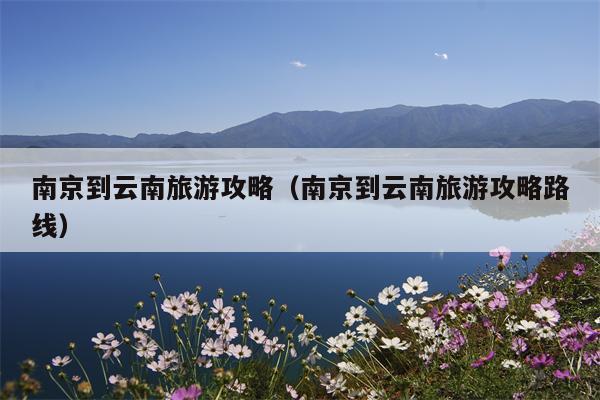 南京到云南旅游攻略（南京到云南旅游攻略路线）