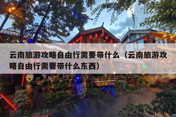 云南旅游攻略自由行需要带什么（云南旅游攻略自由行需要带什么东西）