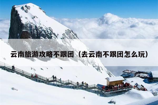 云南旅游攻略不跟团（去云南不跟团怎么玩）