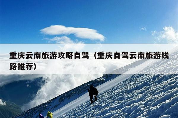 重庆云南旅游攻略自驾（重庆自驾云南旅游线路推荐）