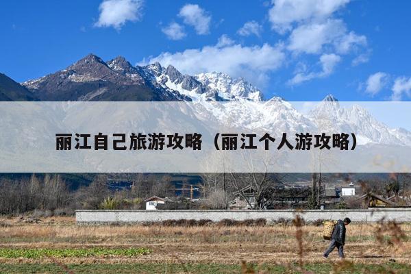 丽江自己旅游攻略（丽江个人游攻略）