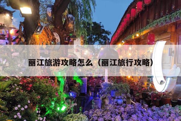 丽江旅游攻略怎么（丽江旅行攻略）