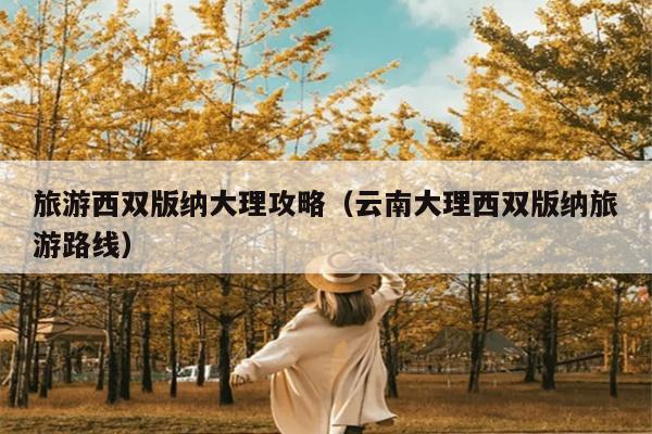 旅游西双版纳大理攻略（云南大理西双版纳旅游路线）
