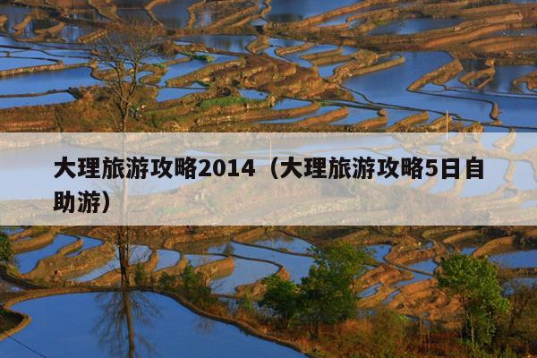 大理旅游攻略2014（大理旅游攻略5日自助游）