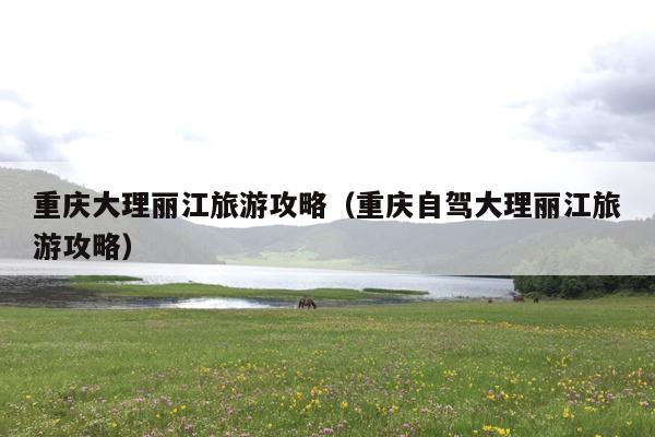 重庆大理丽江旅游攻略（重庆自驾大理丽江旅游攻略）