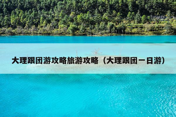 大理跟团游攻略旅游攻略（大理跟团一日游）