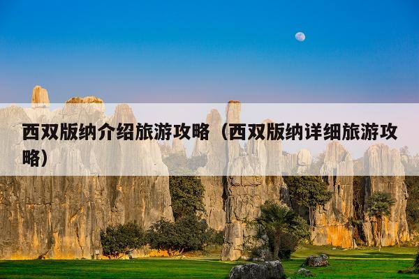 西双版纳介绍旅游攻略（西双版纳详细旅游攻略）