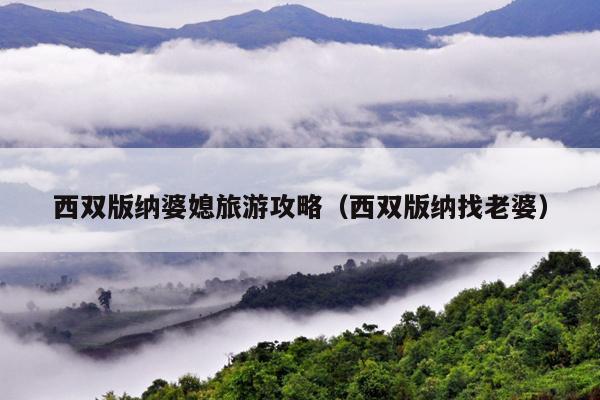 西双版纳婆媳旅游攻略（西双版纳找老婆）