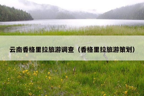 云南香格里拉旅游调查（香格里拉旅游策划）