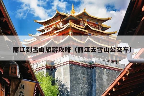 丽江到雪山旅游攻略（丽江去雪山公交车）