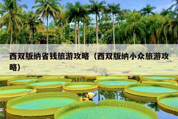 西双版纳省钱旅游攻略（西双版纳小众旅游攻略）