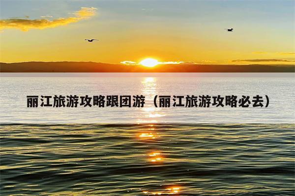 丽江旅游攻略跟团游（丽江旅游攻略必去）