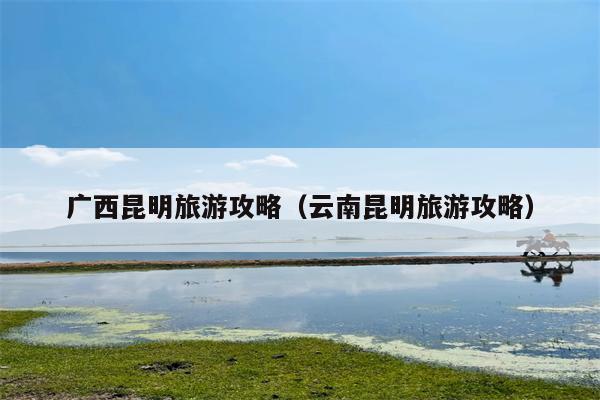 广西昆明旅游攻略（云南昆明旅游攻略）