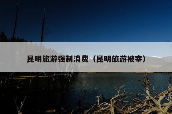 昆明旅游强制消费（昆明旅游被宰）