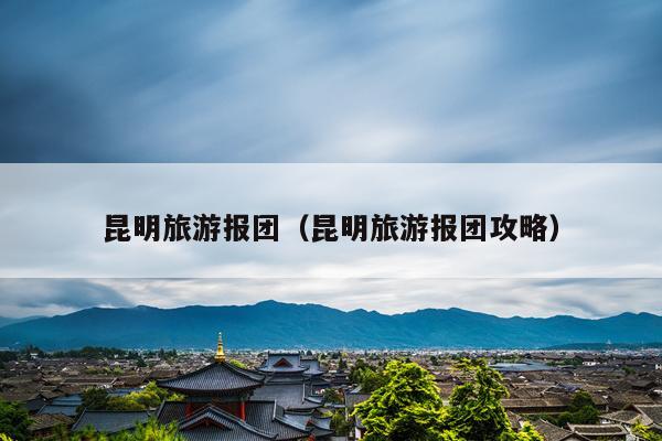 昆明旅游报团（昆明旅游报团攻略）