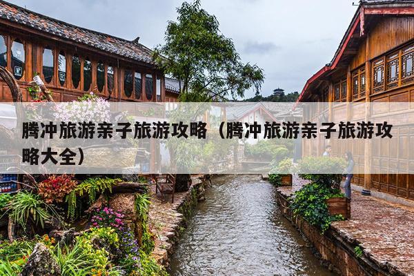 腾冲旅游亲子旅游攻略（腾冲旅游亲子旅游攻略大全）