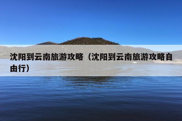 沈阳到云南旅游攻略（沈阳到云南旅游攻略自由行）