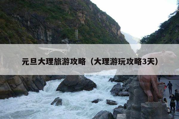 元旦大理旅游攻略（大理游玩攻略3天）