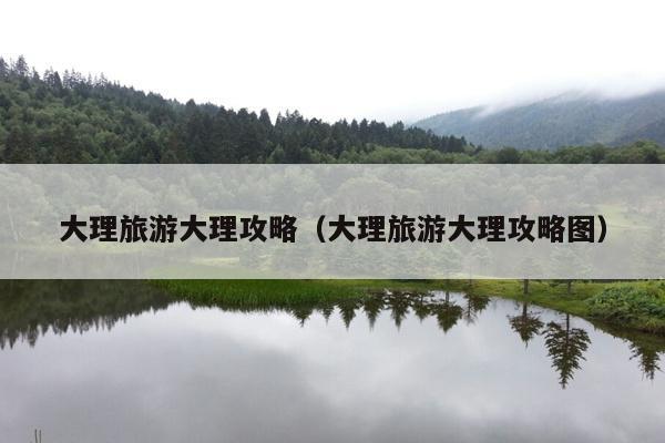 大理旅游大理攻略（大理旅游大理攻略图）