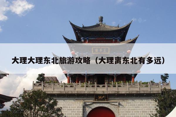 大理大理东北旅游攻略（大理离东北有多远）