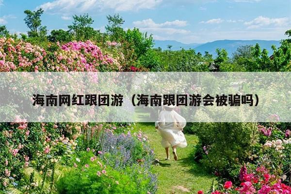 海南网红跟团游（海南跟团游会被骗吗）