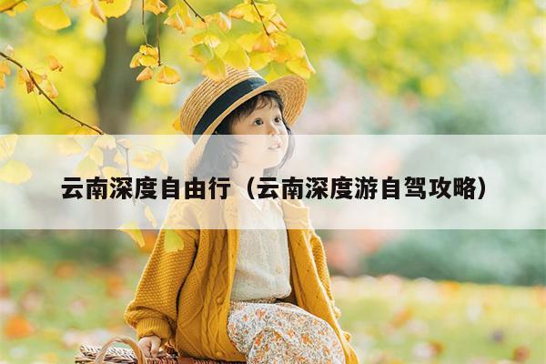 云南深度自由行（云南深度游自驾攻略）