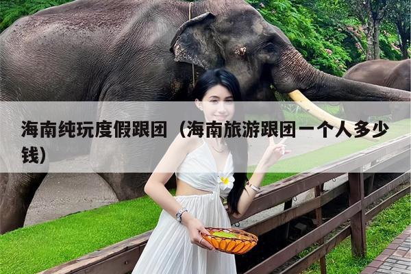 海南纯玩度假跟团（海南旅游跟团一个人多少钱）