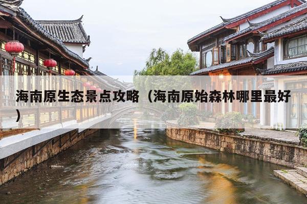 海南原生态景点攻略（海南原始森林哪里最好）
