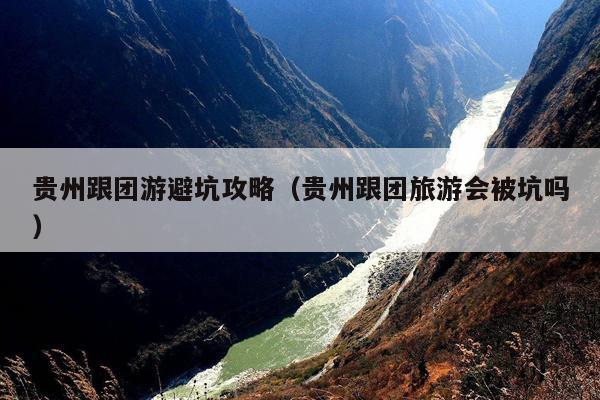贵州跟团游避坑攻略（贵州跟团旅游会被坑吗）
