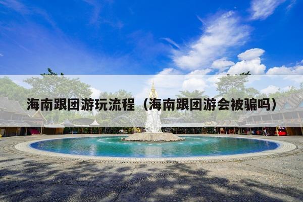 海南跟团游玩流程（海南跟团游会被骗吗）