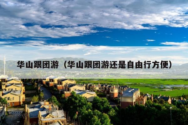 华山跟团游（华山跟团游还是自由行方便）