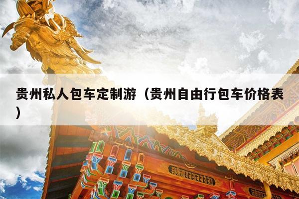 贵州私人包车定制游（贵州自由行包车价格表）